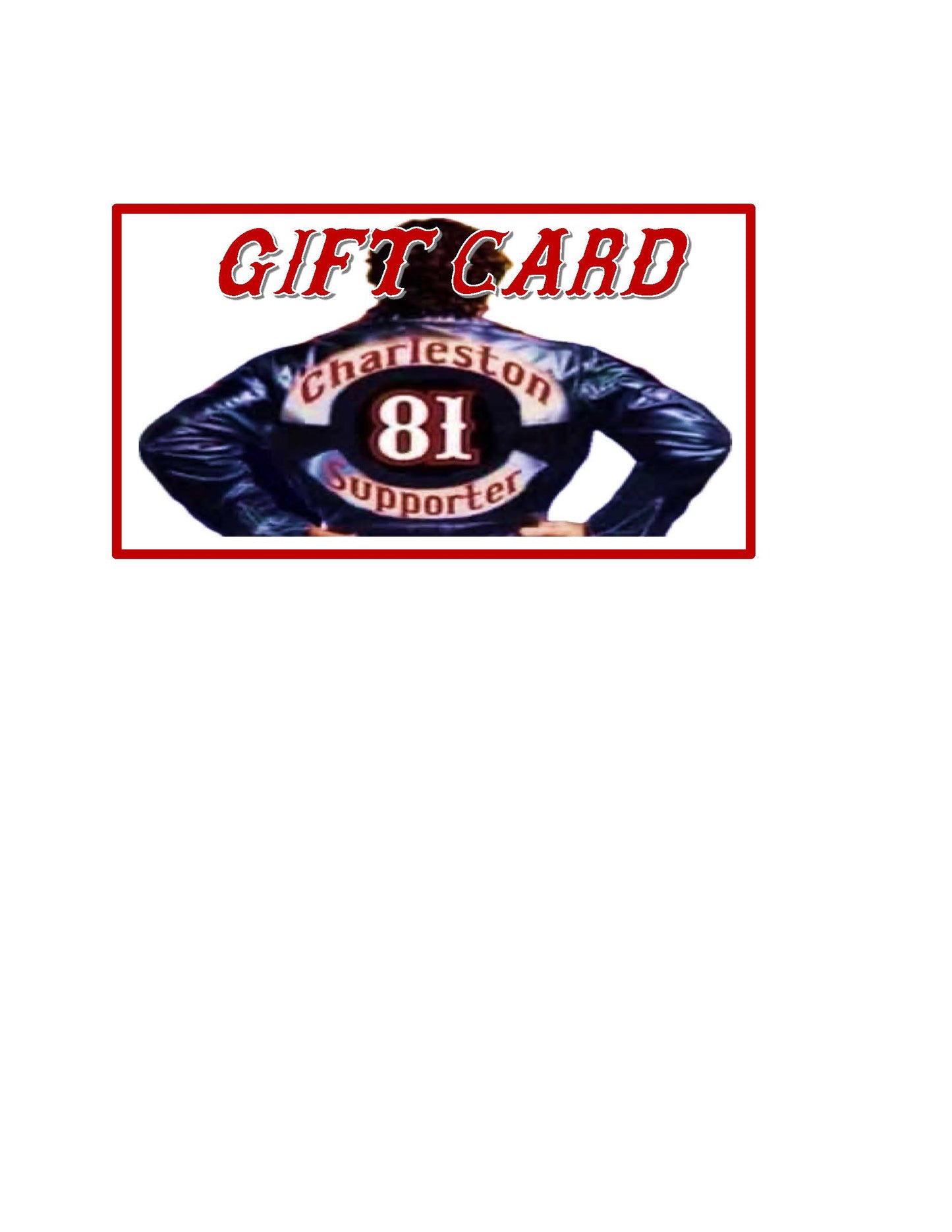 Charleston Support 81 E-Gift Card
