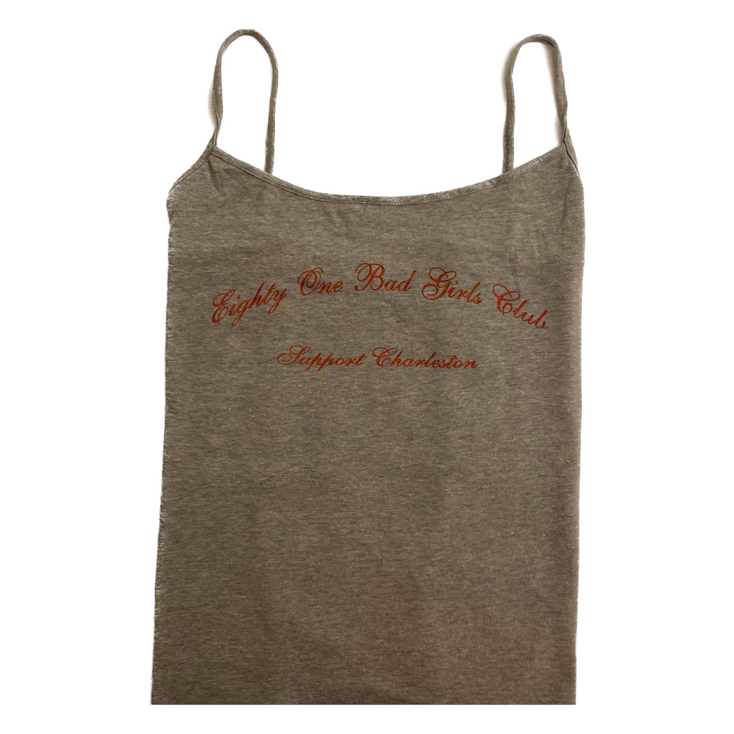 Eighty One Bad Girls Club Spaghetti Strap - Gray