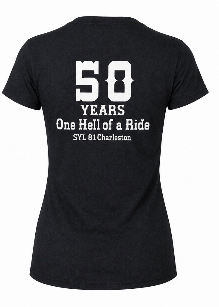 Women’s Big Red Machine 50th Anniversary Crew Neck - Black