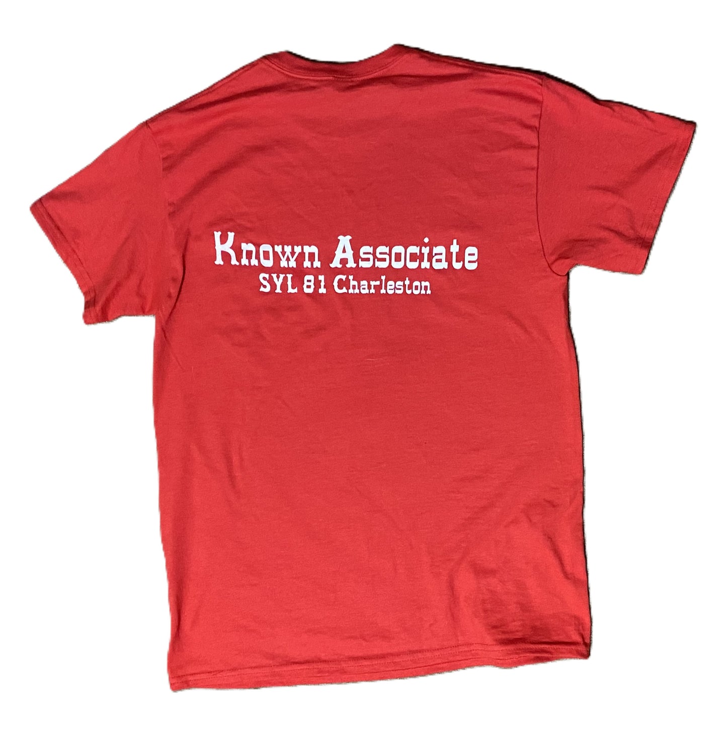 SYL81 CHARLESTON STAMP RED TSHIRT