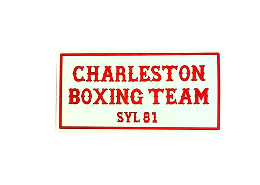 Charleston Boxing Team sticker - UPDATED DESIGN