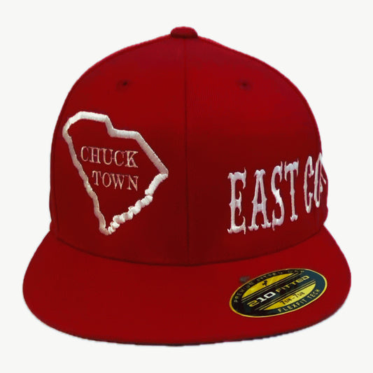 SOLD OUT!!! Chuck Town East Coast Fitted Flat Bill  -