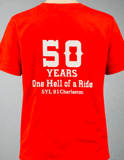 Big Red Machine Charleston 50th Anniversary Flame T-Shirt