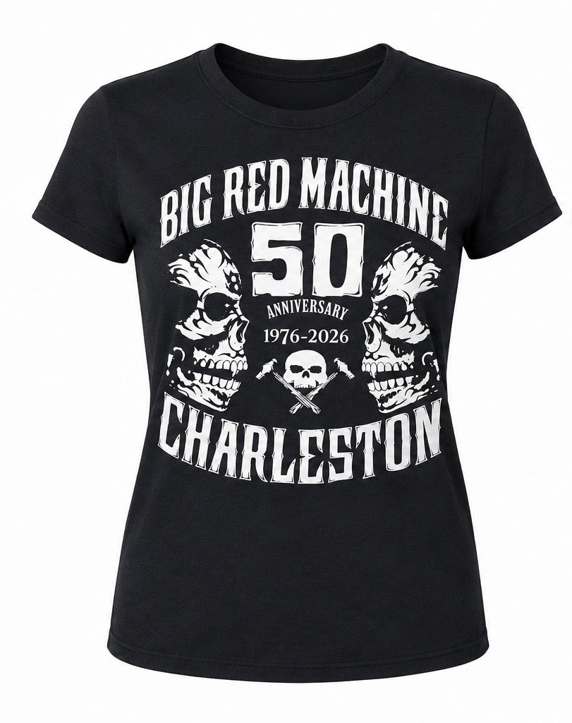 Women’s Big Red Machine 50th Anniversary Crew Neck - Black