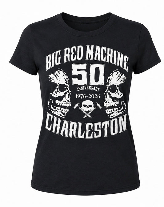 Women’s Big Red Machine 50th Anniversary Crew Neck - Black