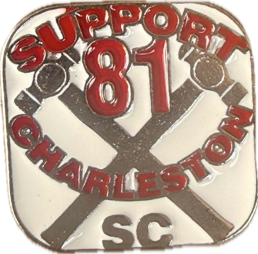 Support Charleston SC Pin